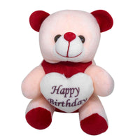 Happy Birthday Teddy with Small Greeting Card & Ferrero Rocher Pack 4