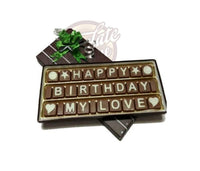 Chocolate Venue Happy Birthday My Love Message (Customizable)